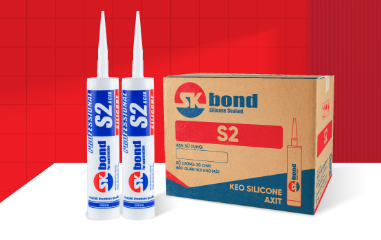 Keo silicone axit SKbond S2