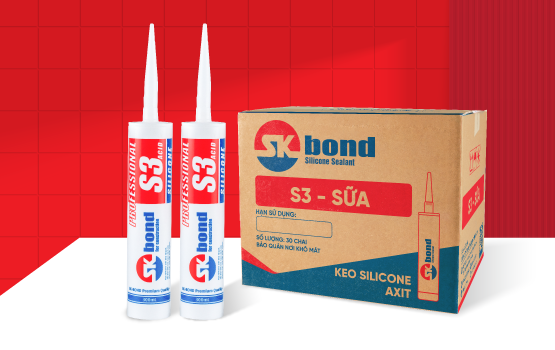 Keo silicone axit SKbond S3