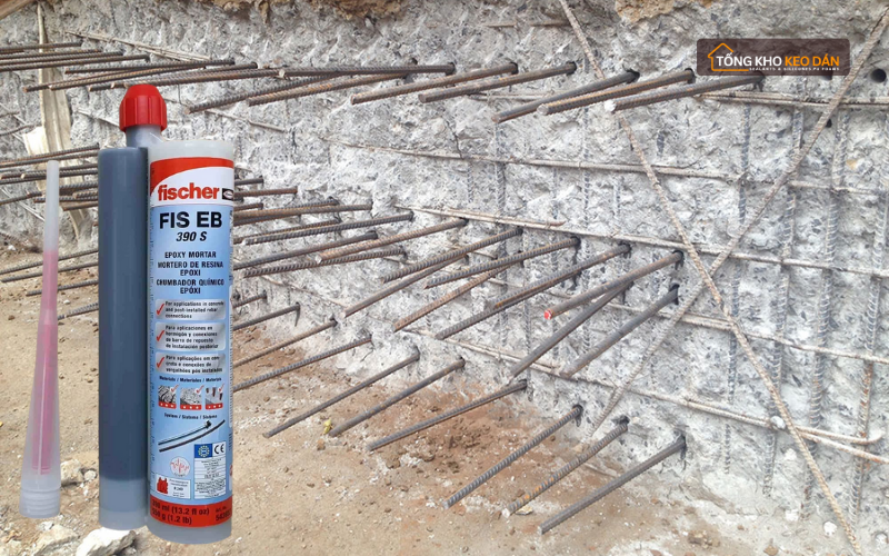 Keo khoan cấy thép Fischer Fis EM 390S