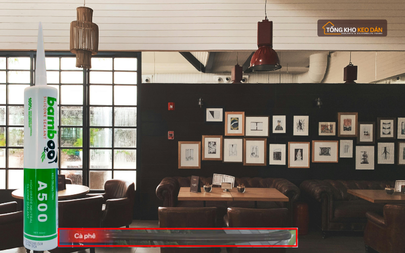 Keo silicone màu cà phê 