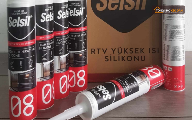 Saha cung cấp keo silicone màu đỏ chịu nhiệt