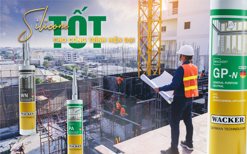 keo silicoen Wacker cho các công trình xây dựng hiện đại keo silicoen Wacker cho các công trình xây dựng hiện đại