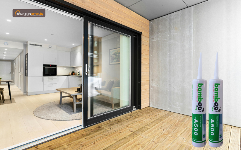 Keo Bamboo A500 trám cửa nhôm kính