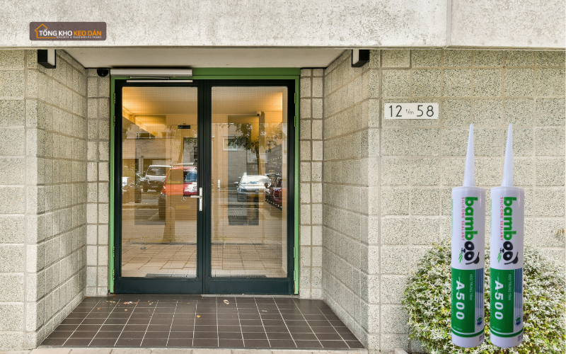 Keo silicone trung tính trám cửa nhôm kính Bamboo A500