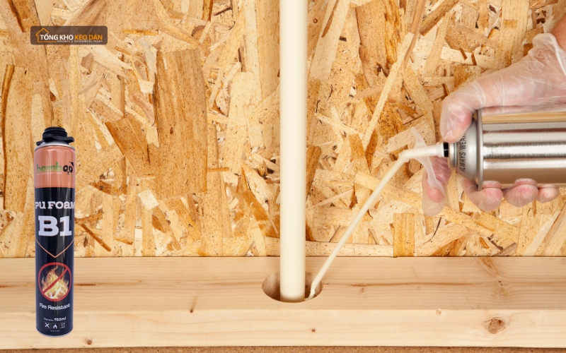 keo bọt nở chống cháy Bamboo Foam B1