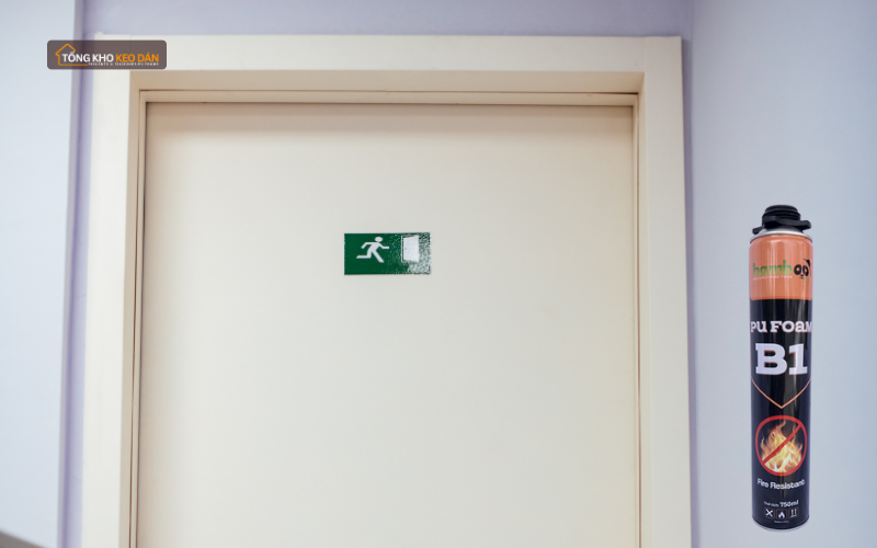 keo foam chống cháy Bamboo cho công trình