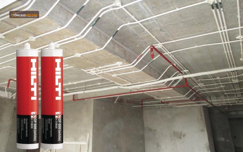 Hilti CP 606 trong thi công nhà xưởng