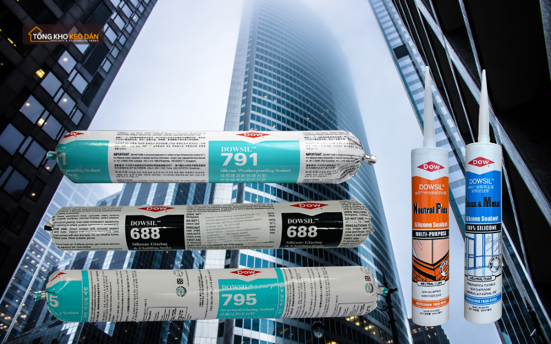 Saha chuyên phân phối các dòng keo Dowsil