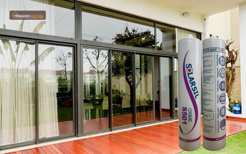 Solarsil S501 trám khe cửa ngoài trời