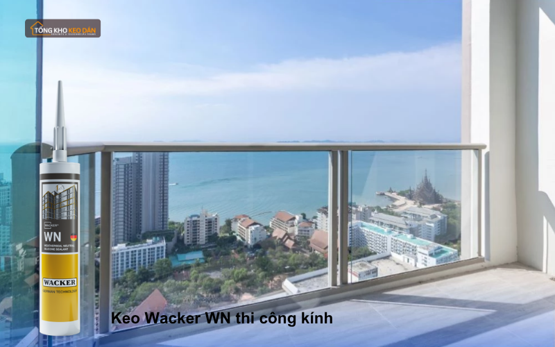 Tầm quan trọng của keo silicone trong thi công kính cường lực ngoài trời 