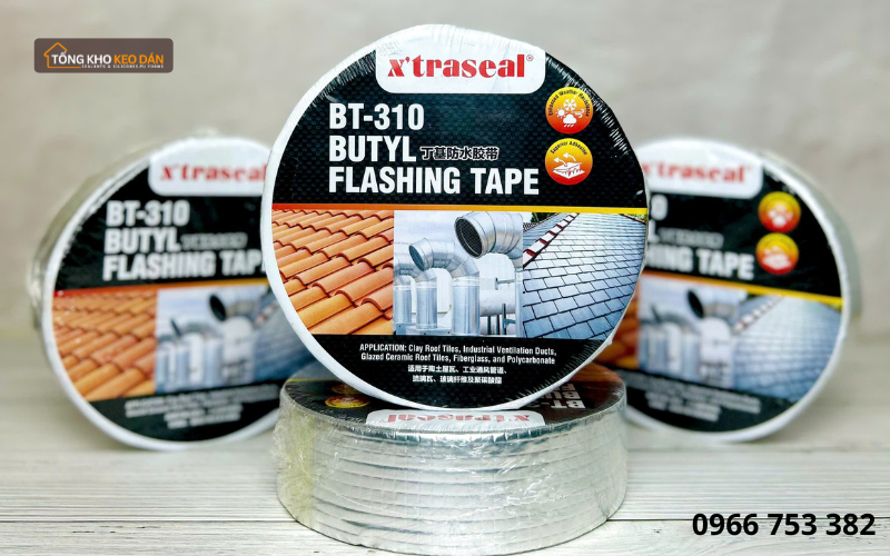 Ứng dụng băng keo chống dột Butyl X’traseal BT 310 