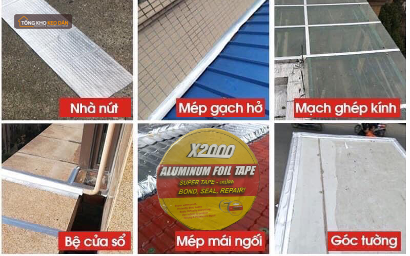 Ứng dụng băng keo chống thấm butyl