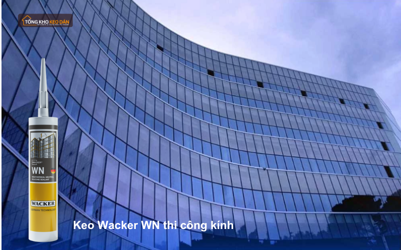 Wacker WN trám khe hở kính cường lực cho khu vực ngoài trời (2)