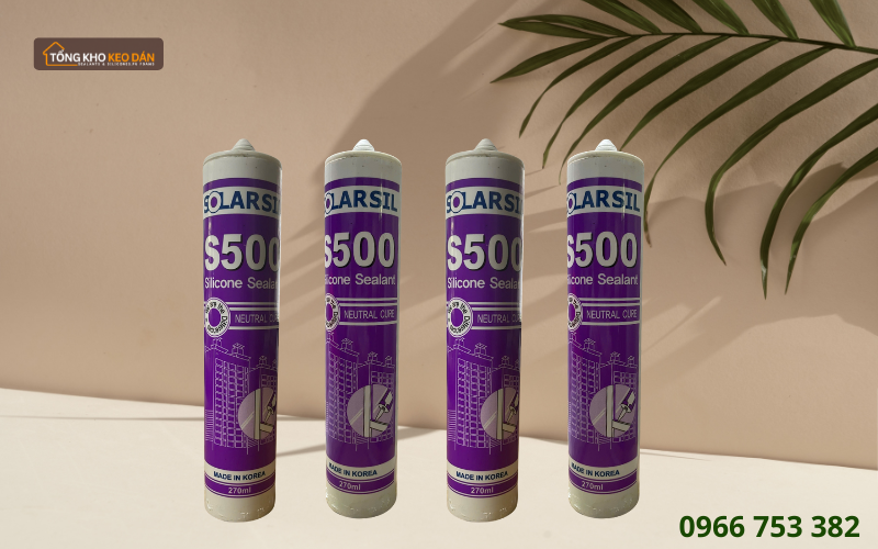 keo silicone trung tính Solarsil S500