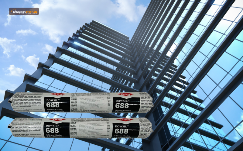 keo silicone chống thời tiết cao cấp Dowsil 688 keo silicone chống thời tiết cao cấp Dowsil 688