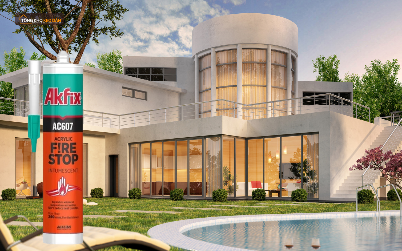 silicone chống cháy Akfix AC607