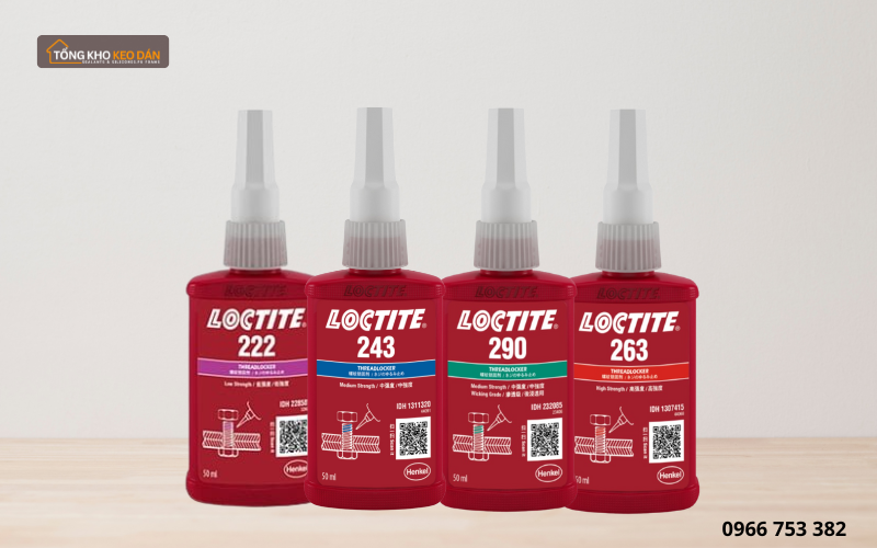 các loại keo khóa ren Loctite các loại keo khóa ren Loctite