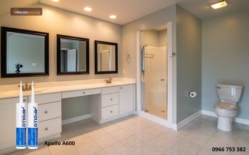 keo Apollo A600 dán bồn cầu