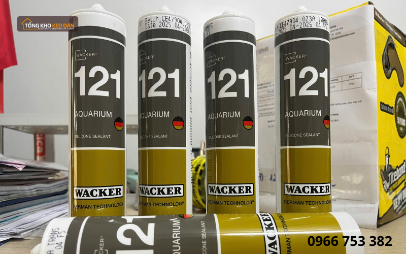 keo dán bể cá Wacker 121