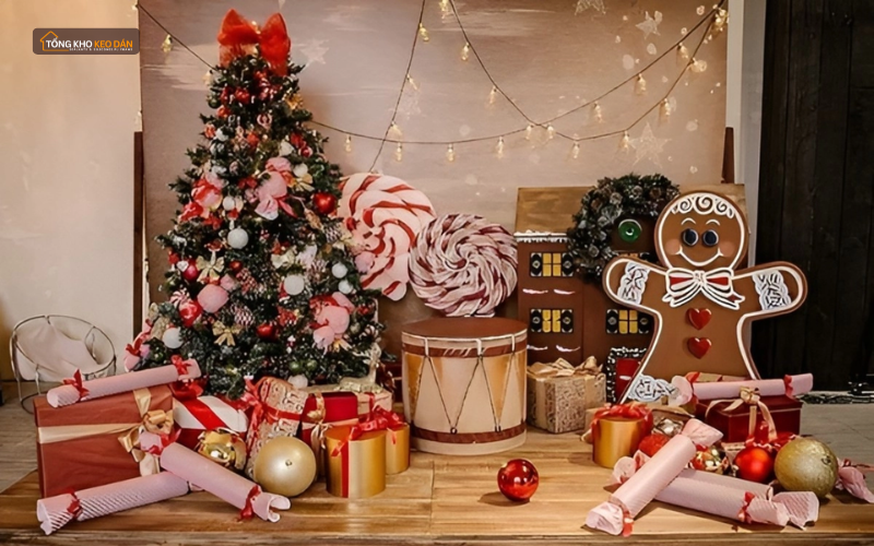 ý tưởng trang trí Noel 2025 nhẹ nhàng tiết kiệm