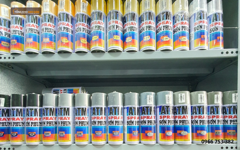 Bảng màu sơn xịt ATM