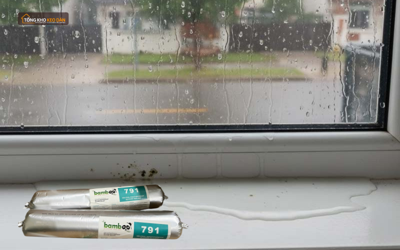 Keo chịu thời tiết trám khe kính