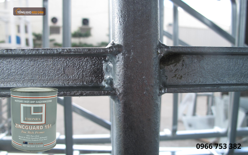 Sơn mạ kẽm lên mối hàn