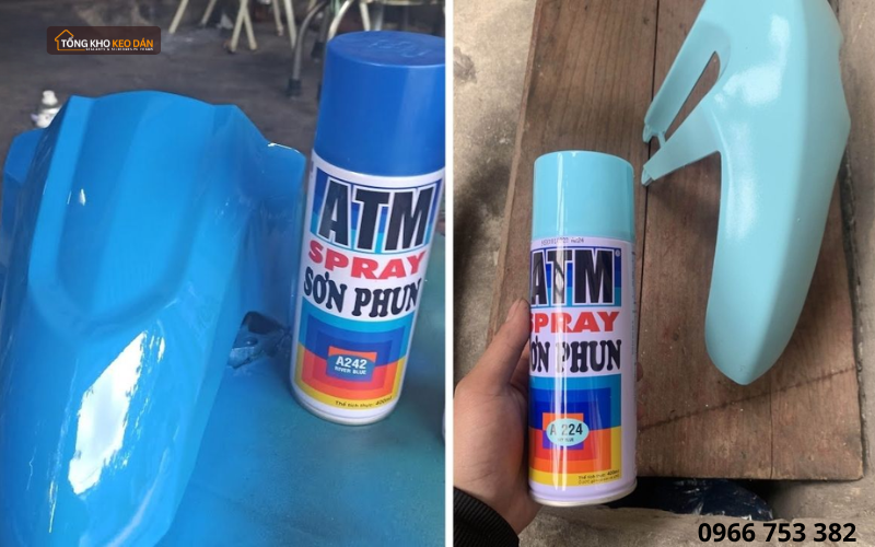 Sơn xịt ATM màu kim loại nhũ trong quảng cáo Sơn xịt ATM màu kim loại nhũ trong quảng cáo