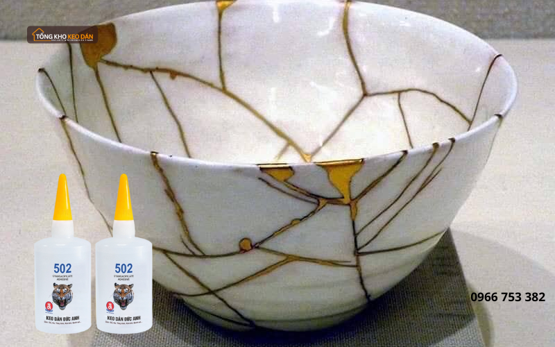cách dùng keo 502 dán thủy tinh