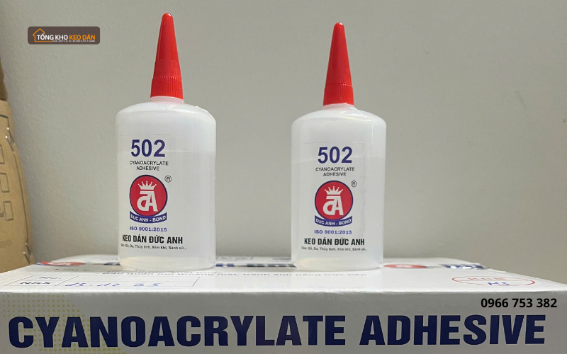 keo 502 có dán được kim loại không