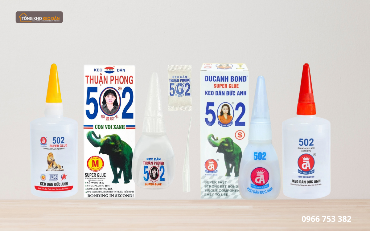 keo 502 có dán được vải không