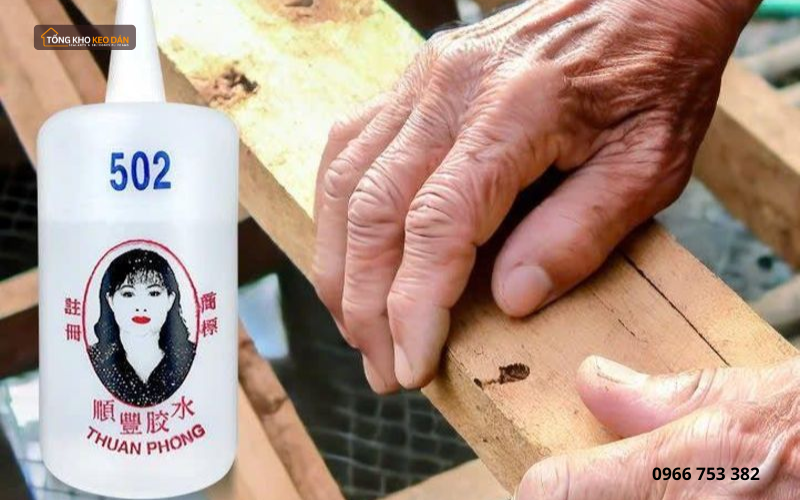 keo 502 dán gỗ