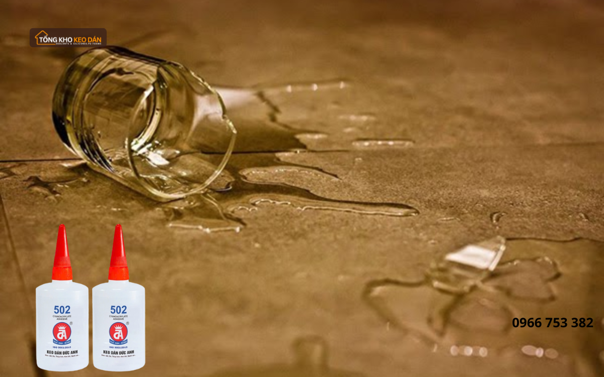 keo 502 dán kính có bền không