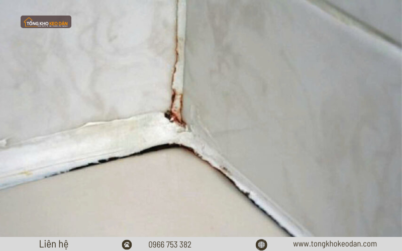 Dấu hiệu nhận biết keo silicone bong tróc Dấu hiệu nhận biết keo silicone bong tróc