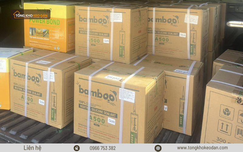 Giao hàng keo Bamboo silicone cho khách hàng Giao hàng keo Bamboo silicone cho khách hàng