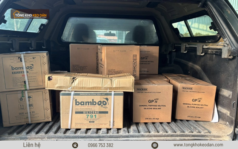 Keo silicone Wacker giao hàng cho khách Hà Nội Keo silicone Wacker giao hàng cho khách Hà Nội