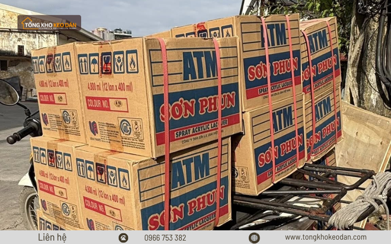 Saha giao hàng sơn xịt ATM toàn quốc Saha giao hàng sơn xịt ATM toàn quốc