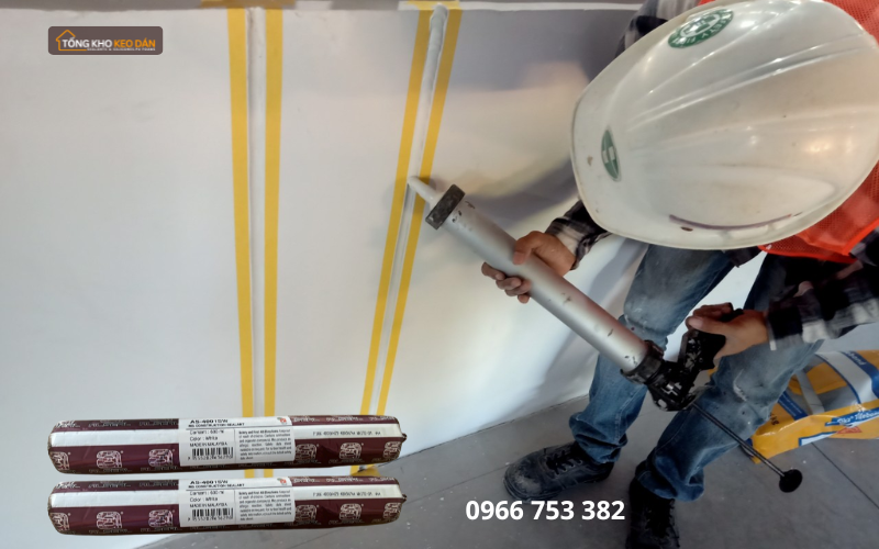 cách thi công keo MS sealant