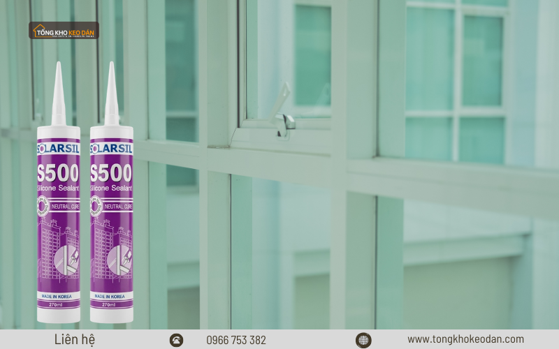 keo Solarsil S500 dùng ngoài trời