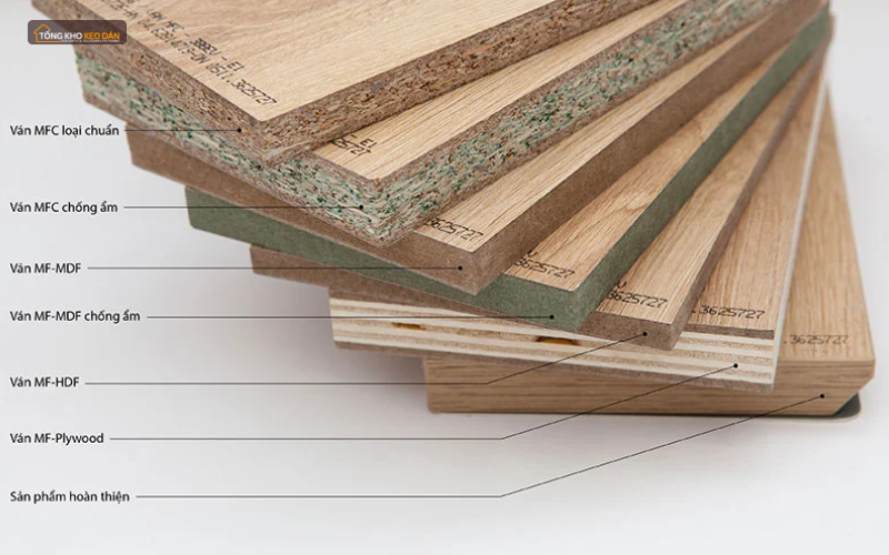 keo dán MDF dùng trong nội thất