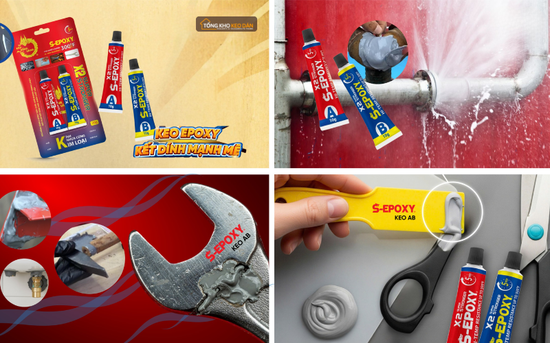 keo dán kim loại chịu lực