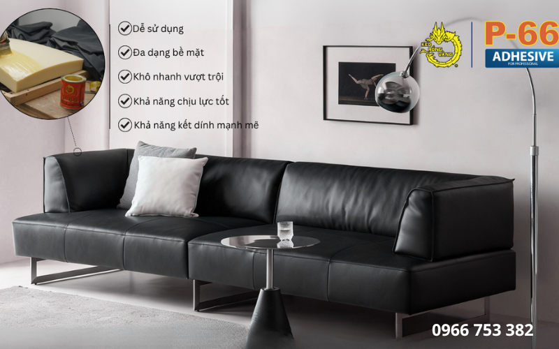 keo dung môi dán mút sofa