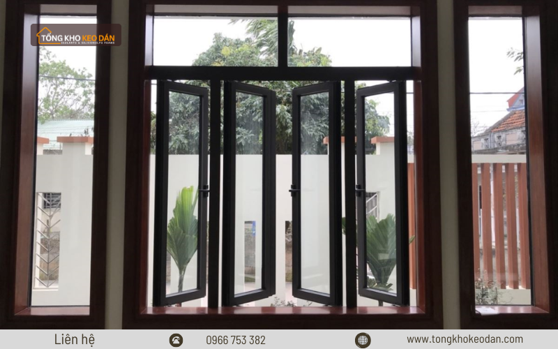 keo silicone trám khe nhôm kính