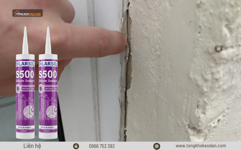 trám khe hở bằng keo silicone trám khe hở bằng keo silicone