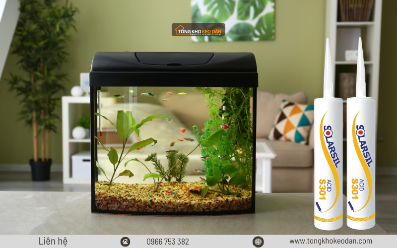 Keo silicone Solarsil S301 dán kính