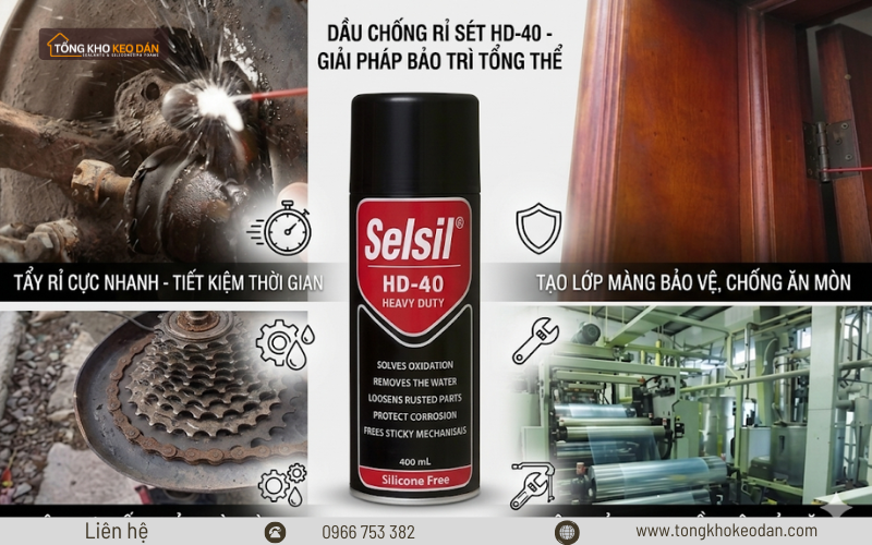 chai xịt chống rỉ sét đa năng