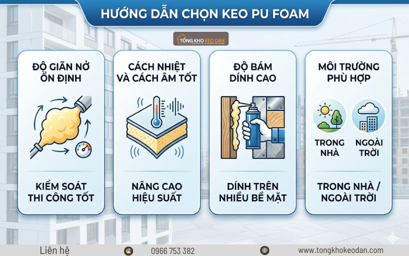 keo bọt nở trong ngành điện lạnh