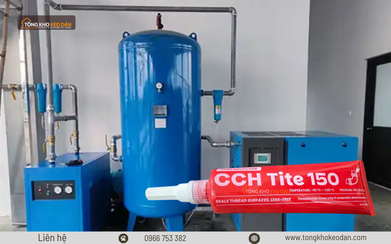 keo khóa ren CCH Tite 150 (11) keo chống rò rỉ hệ thống khí nén