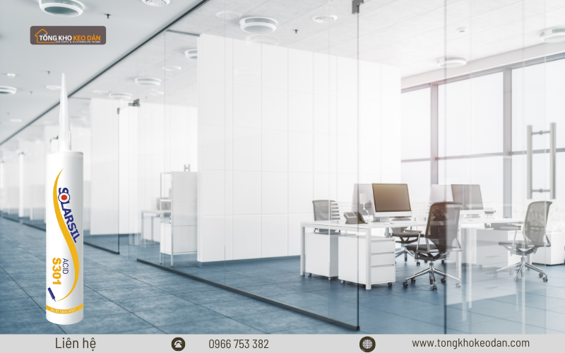 keo trám vách kính Solarsil S301 keo trám vách kính Solarsil S301