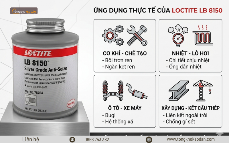 mỡ chống kẹt Loctite 8150